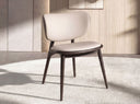 Silla polipiel crema y gris oscuro - Silla - El Workshop-54 x 63 x 79 Cm