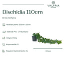 Planta Artificial Colgante con Maceta – Dischidia 110cm