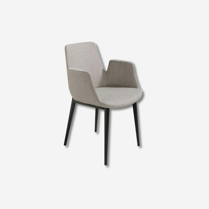 Gray fabric chair