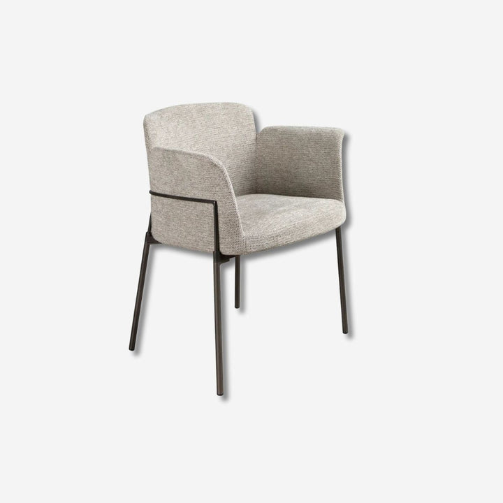 Gray fabric chair