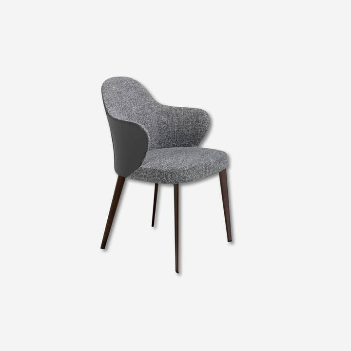 Silla tela y polipiel gris oscuro - Silla - El Workshop - 