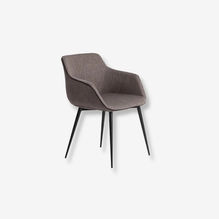 Dark gray fabric chair