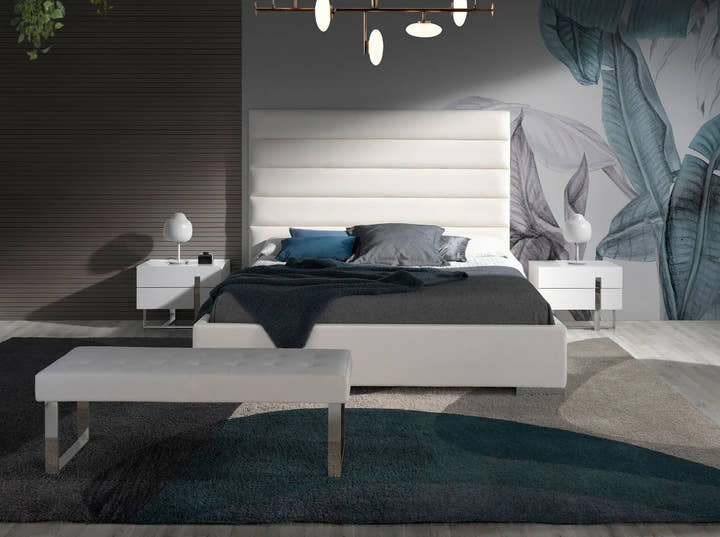 Banqueta polipiel blanco - banco - El Workshop - blanco