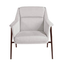sillón tela blanco, vista 2
