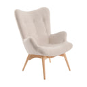 Sillón tela beige