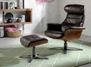 ottoman piel negro, vista 2