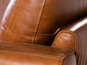 sillón piel marrón, vista 3
