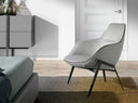 Sillón tela gris