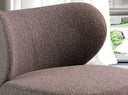 sillón tela marrón