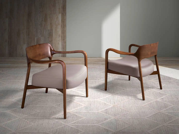 Sillón madera de fresno y polipiel visón - Sillón - El Workshop - vison