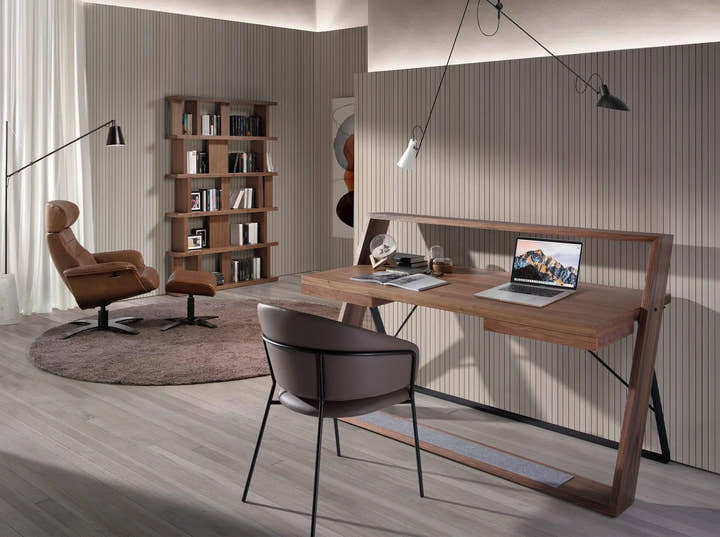 Ottoman piel marrón - Reposapiés y puffs - El Workshop - 