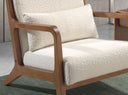 sillón tela blanco, vista 8