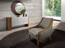 Sillón piel gris
