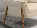 sillón piel arena