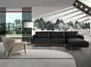 sillón piel arena, vista 3