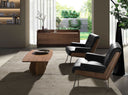 sillón polipiel negro, vista 2