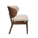 Sillón polipiel arena - Sillón - El Workshop - madera - chapada - nogal