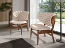 Sillón polipiel arena - Sillón - El Workshop - madera - chapada - nogal