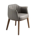 Silla polipiel gris