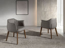 Silla polipiel gris