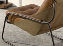 sillón piel marrón, vista 10