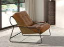 sillón piel marrón, vista 9