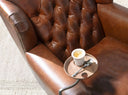 sillón chester piel marrón coñac, vista 6