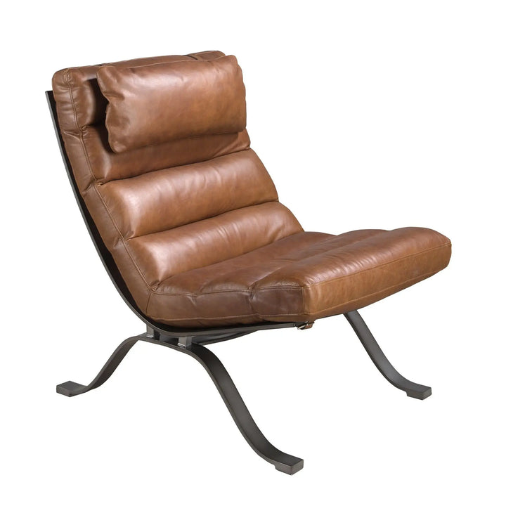 Sillón piel marrón oscuro - El Workshop - 