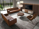 Sillón piel marrón oscuro - El Workshop - 