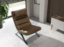 sillón piel marrón oscuro, vista 3