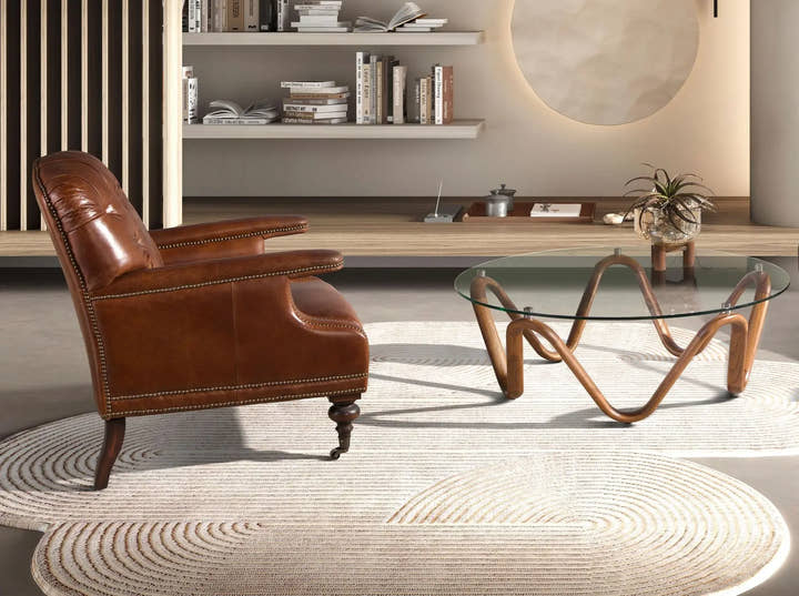 Sillón Chester piel marrón coñac - Sillón - El Workshop-