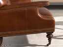sillón chester piel marrón coñac, vista 3