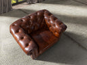 sillón chester piel marrón coñac, vista 2