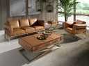 Sillón piel camel