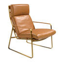 Sillón piel camel