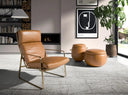 Sillón piel camel