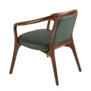 sillón polipiel verde oscuro, vista 4