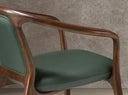 sillón polipiel verde oscuro, vista 5