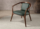 sillón polipiel verde oscuro, vista 6