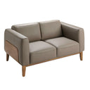 2-Sitzer-Sofa aus Nerzleder