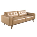Chester 3-Sitzer-Sofa aus sandfarbenem Leder