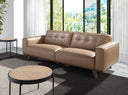 Chester 3-Sitzer-Sofa aus sandfarbenem Leder