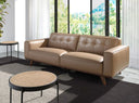 Chester 3-seater sand leather sofa