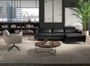 Sofá chaise longue relax derecha piel negro - Sofás - El Workshop - negro