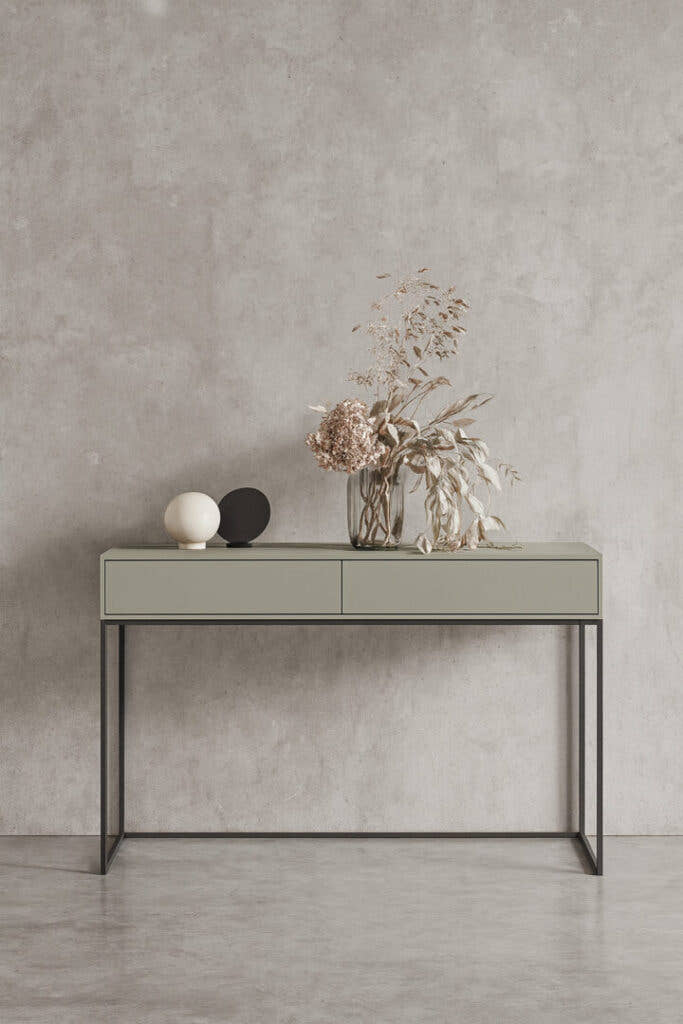 Mesa consola de madera lacada a medida - Lanzarote