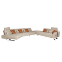 Sofá chaise longue relax modular derecho tela arena - Sofá - El Workshop - arena