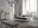 cómoda madera gris y acero negro, vista 5