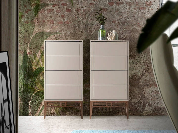 Chifonier madera beige y nogal - Chifonier - El Workshop - beige