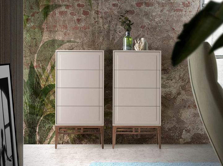 Chifonier madera beige y nogal - Chifonier - El Workshop - beige