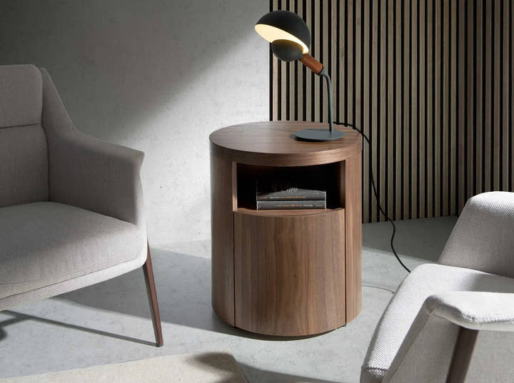 Mesita de noche nogal - Mesitas de noche - El Workshop - nogal - natural